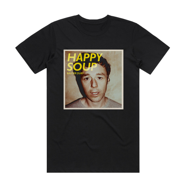 Baxter Dury Happy Soup Album Cover T-Shirt Black