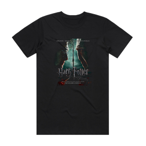 Alexandre Desplat Harry Potter And The Deathly Hallows Part 2 Album Cover T-Shirt Black