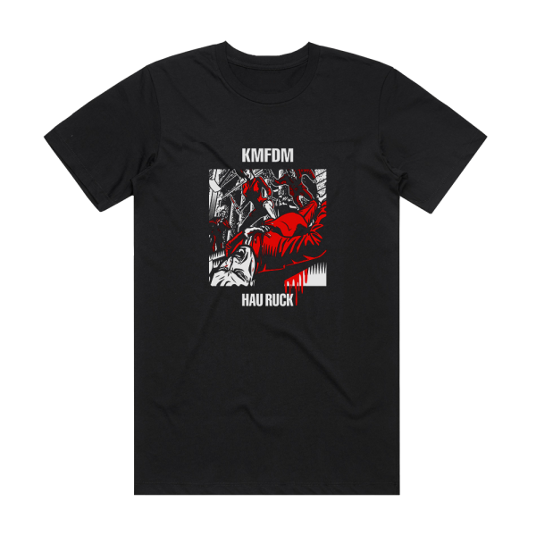 KMFDM Hau Ruck Album Cover T-Shirt Black