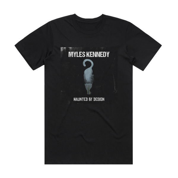 Myles Kennedy Haunted By Design Album Cover T-Shirt Black