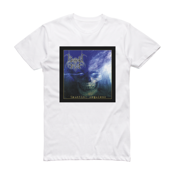 Burden of Grief Haunting Requiems Album Cover T-Shirt White