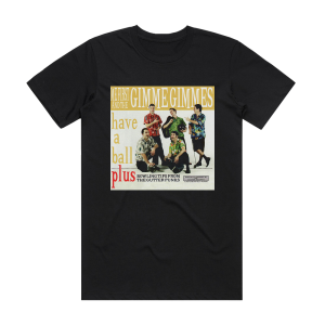 Me First and the Gimme Gimmes Have A Ball Album Cover T-Shirt Black
