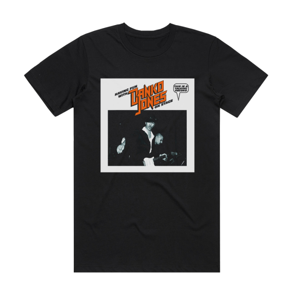 Danko Jones Having Fun With Danko Jones On Stage Album Cover T-Shirt Black