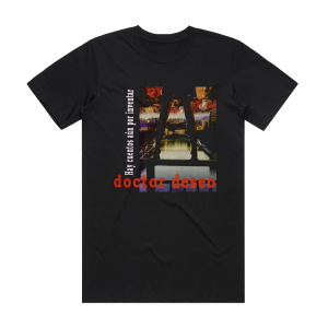 Doctor Deseo Hay Cuentos An Por Inventar Album Cover T-Shirt Black