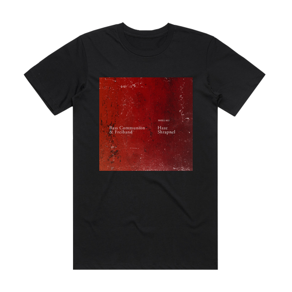 Bass Communion Haze Shrapnel Album Cover T-Shirt Black