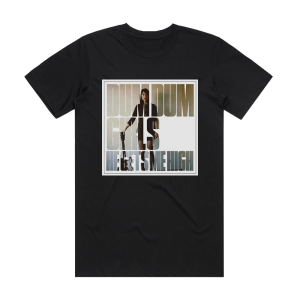Dum Dum Girls He Gets Me High Album Cover T-Shirt Black