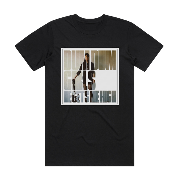 Dum Dum Girls He Gets Me High Album Cover T-Shirt Black
