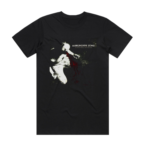 Dimension Zero He Who Shall Not Bleed Album Cover T-Shirt Black