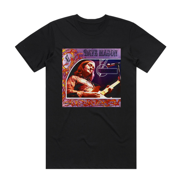 Dave Mason Headkeeper Album Cover T-Shirt Black