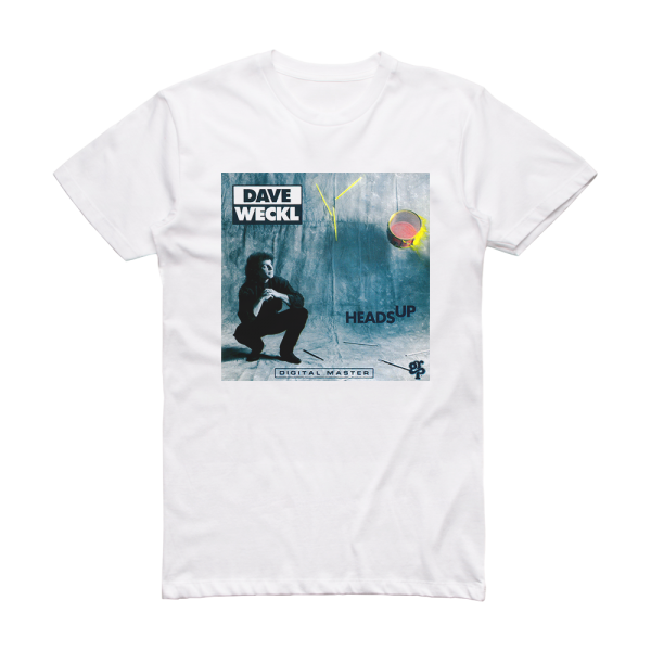 Dave Weckl Heads Up Album Cover T-Shirt White