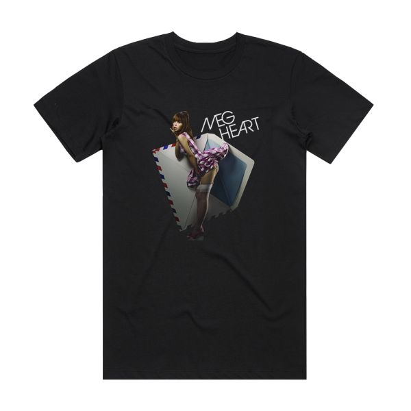 MEG Heart Album Cover T-Shirt Black