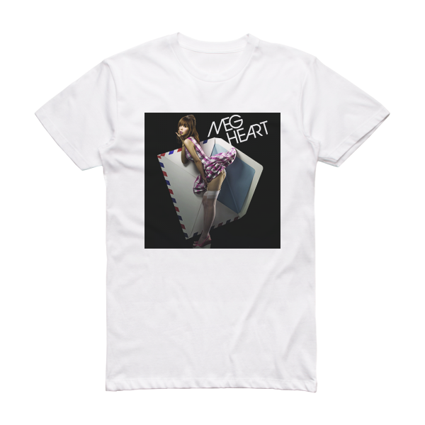 MEG Heart Album Cover T-Shirt White