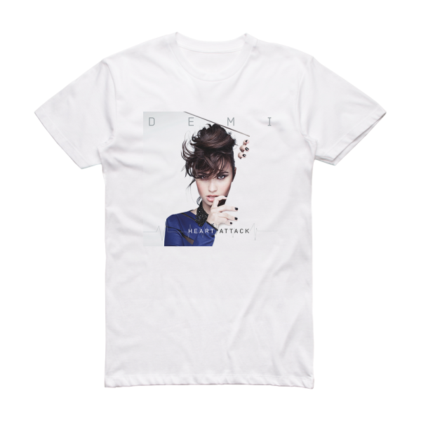 Demi Lovato Heart Attack 1 Album Cover T-Shirt White