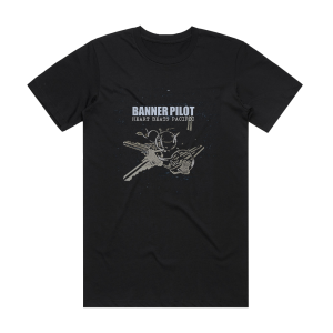 Banner Pilot Heart Beats Pacific Album Cover T-Shirt Black