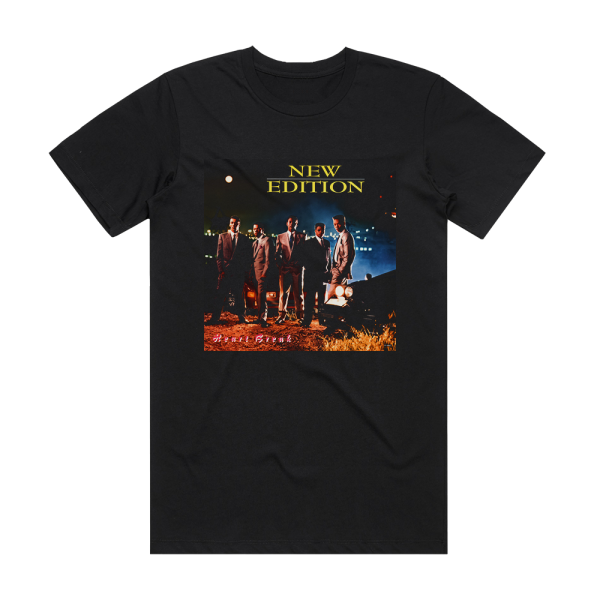 New Edition Heart Break Album Cover T-Shirt Black