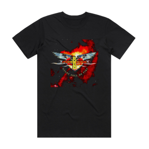 Brother Firetribe Heart Full Of Fire Album Cover T-Shirt Black