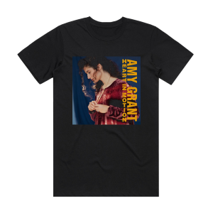 Amy Grant Heart In Motion Album Cover T-Shirt Black