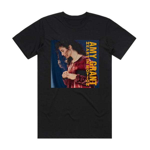 Amy Grant Heart In Motion Album Cover T-Shirt Black