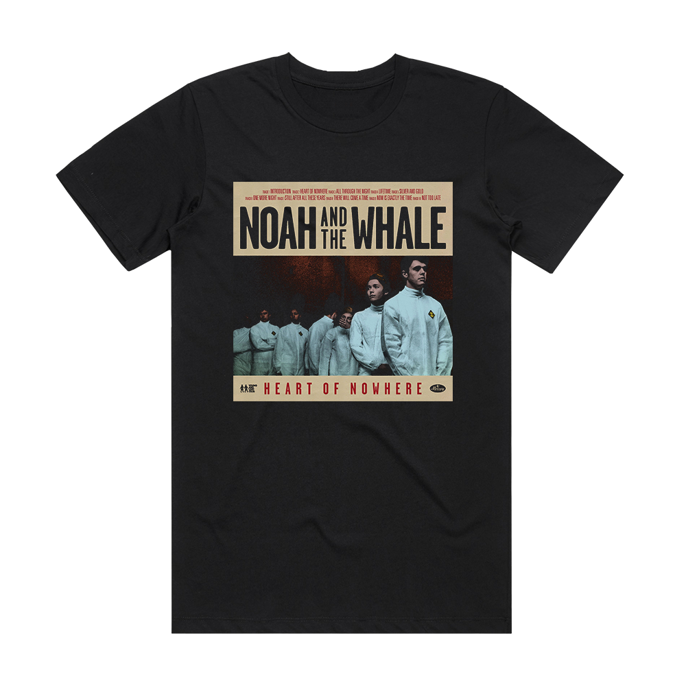 Noah and the Whale Heart Of Nowhere Album Cover T-Shirt Black – ALBUM