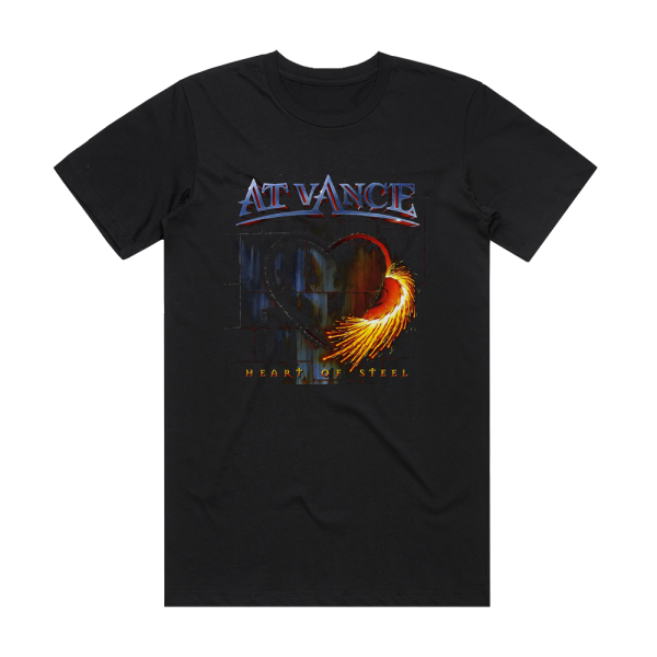 At Vance Heart Of Steel Album Cover T-Shirt Black