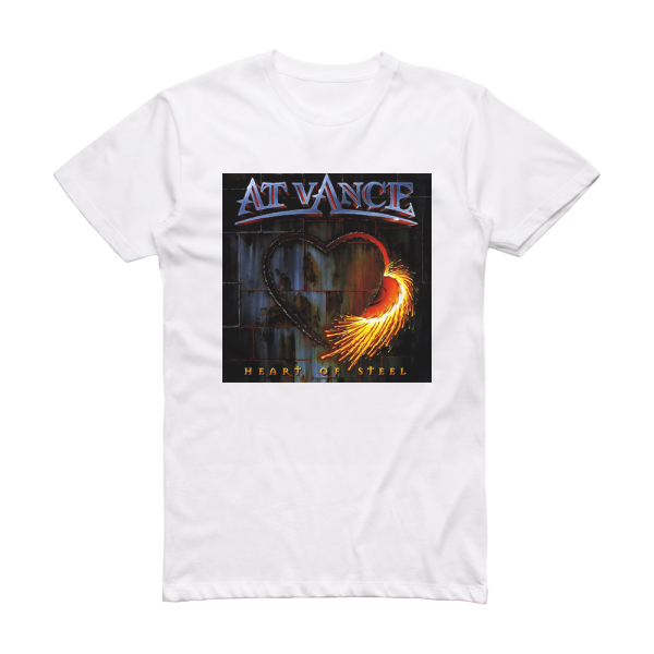 At Vance Heart Of Steel Album Cover T-Shirt White