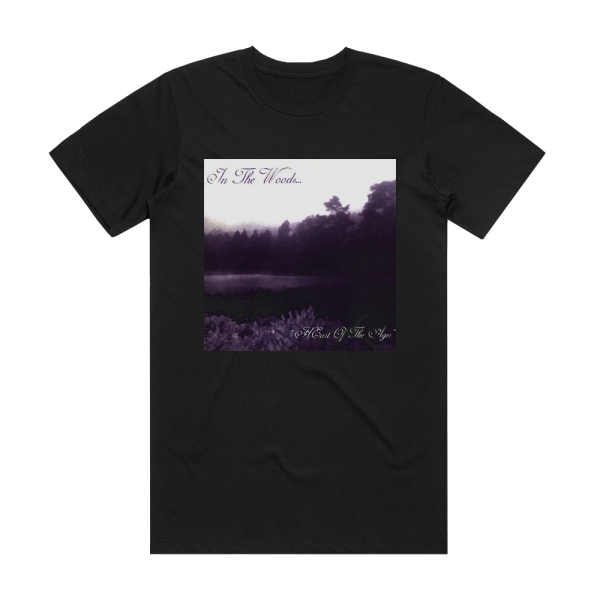 In the Woods Heart Of The Woods Album Cover T-Shirt Black