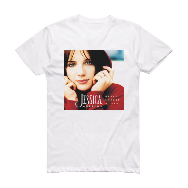 Jessica Andrews Heart Shaped World Album Cover T-Shirt White