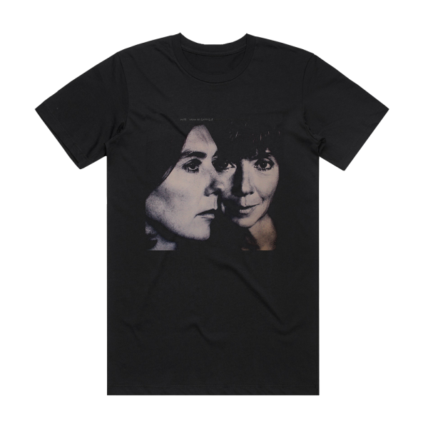 Kate and Anna McGarrigle Heartbeats Accelerating Album Cover T-Shirt Black