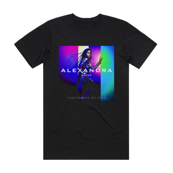 Alexandra Burke Heartbreak On Hold Album Cover T-Shirt Black