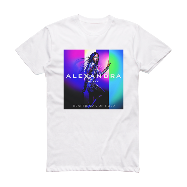 Alexandra Burke Heartbreak On Hold Album Cover T-Shirt White