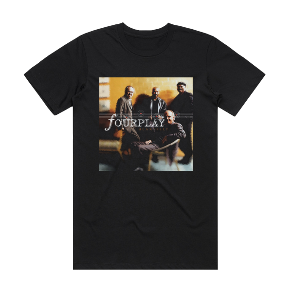 Fourplay Heartfelt Album Cover T-Shirt Black