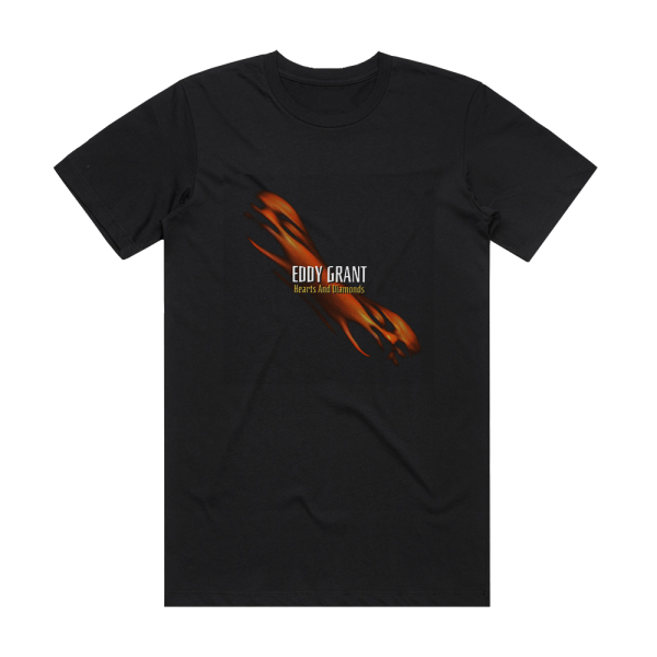 Eddy Grant Hearts And Diamonds Album Cover T-Shirt Black