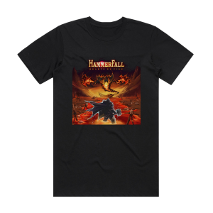 HammerFall Hearts On Fire Album Cover T-Shirt Black