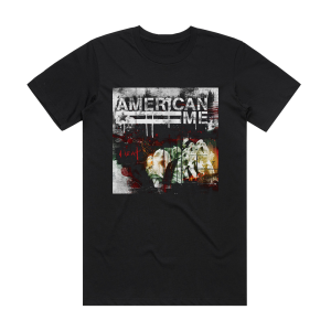 American Me Heat Album Cover T-Shirt Black