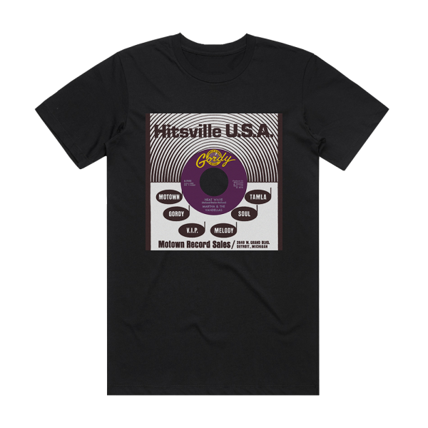 Martha Reeves and The Vandellas Heat Wave A Love Like Yours Dont Come Knocking Everyday Album Cover T-Shirt Black