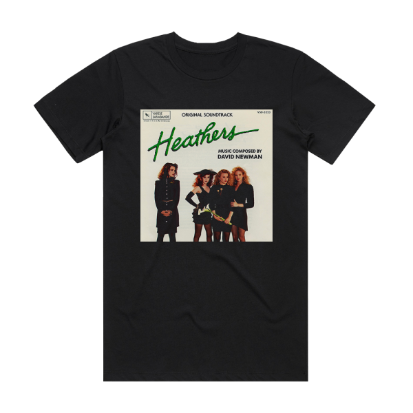 David Newman Heathers Album Cover T-Shirt Black