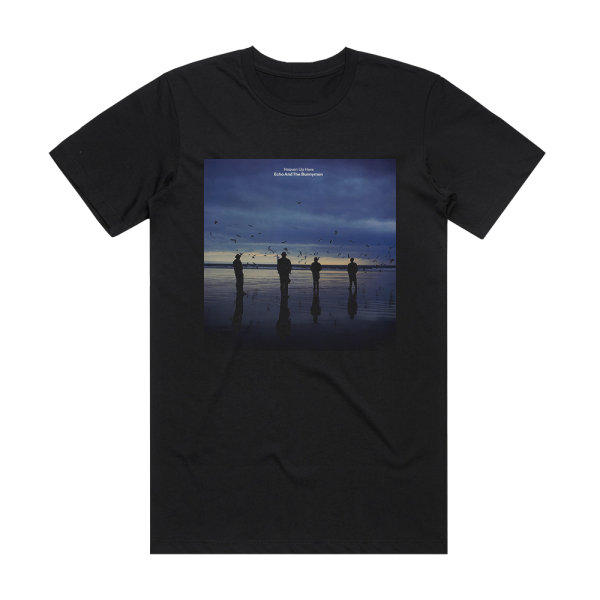 Echo & The Bunnymen Heaven Up Here Album Cover T-Shirt Black