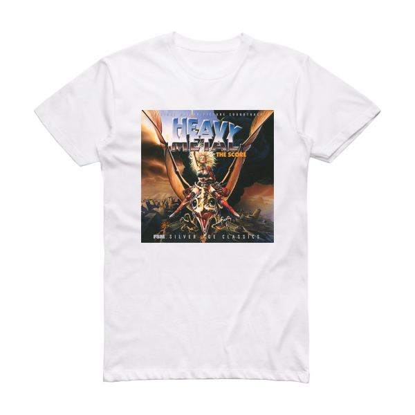 Elmer Bernstein Heavy Metal The Score Album Cover T-Shirt White