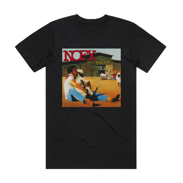 NOFX Heavy Petting Zoo Album Cover T-Shirt Black