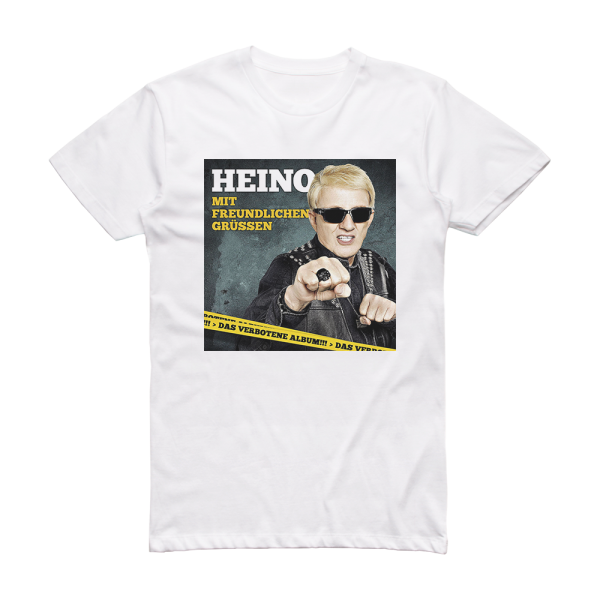 Heino Heino Album Cover T-Shirt White