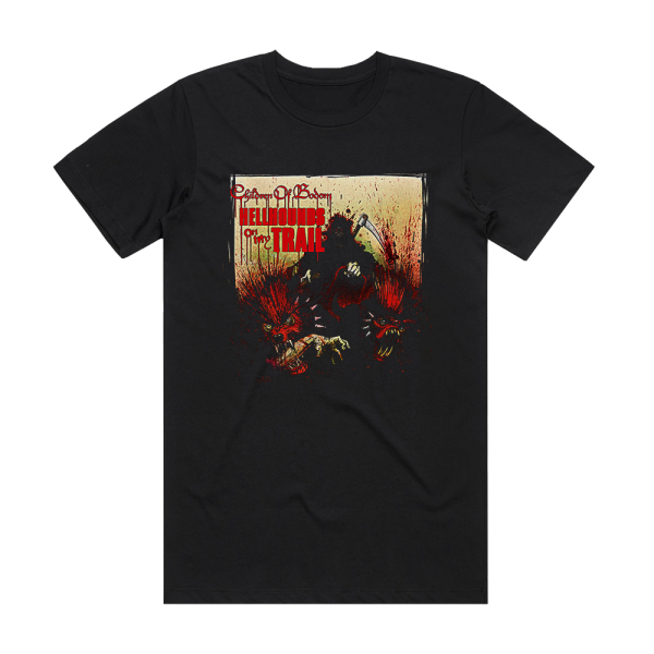 Children of Bodom Hellhounds On My Trail Album Cover T-Shirt Black