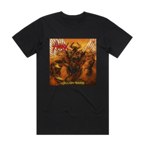 Hirax Hellion Rising Album Cover T-Shirt Black