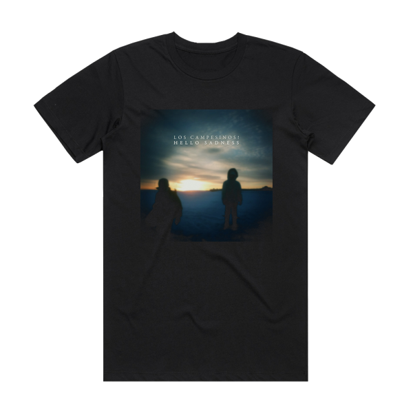 Los Campesinos Hello Sadness Album Cover T-Shirt Black