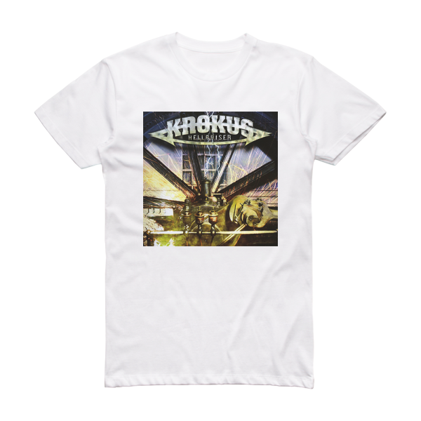Krokus Hellraiser Album Cover T-Shirt White