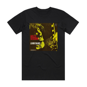 Livin Blues Hells Session Album Cover T-Shirt Black