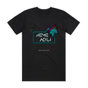 Andy Comparato Heme Aqu Album Cover T-Shirt Black
