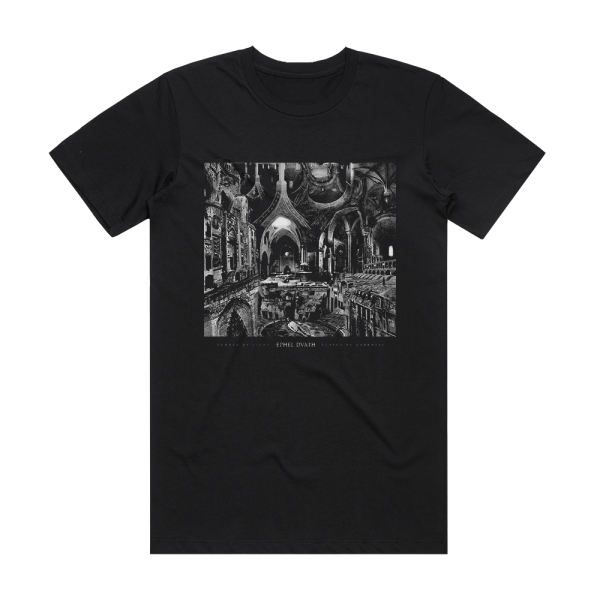 Ephel Duath Hemmed By Light Shaped By Darkness Album Cover T-Shirt Black