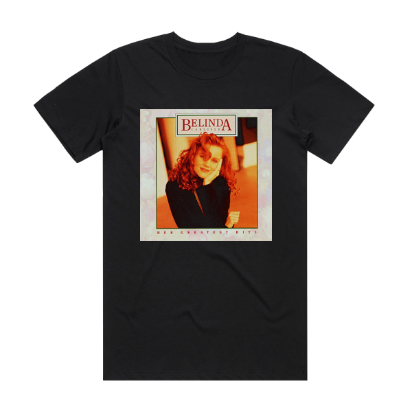 Belinda Carlisle Her Greatest Hits Album Cover T-Shirt Black