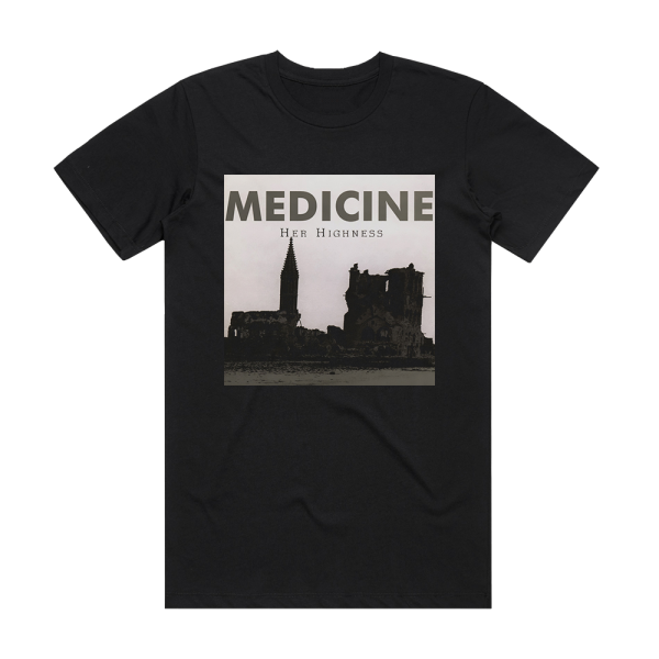 Medicine Her Highness Album Cover T-Shirt Black