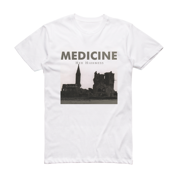 Medicine Her Highness Album Cover T-Shirt White